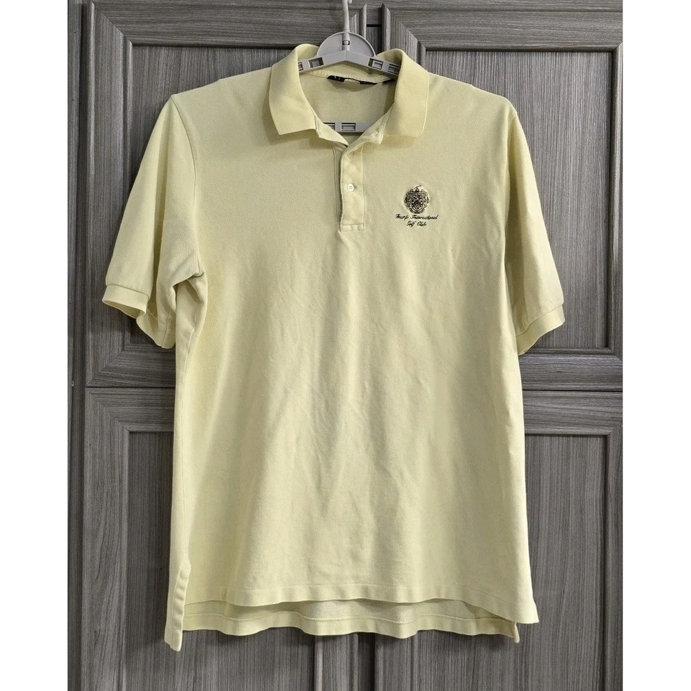 Ralph Lauren Golf Trump International Golf Club Polo Shirt  XL Light Yellow